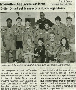 Didier Dinart Collège Mozin