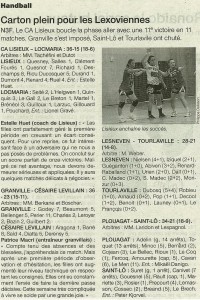 Lisieux - Locmaria 13.01.14