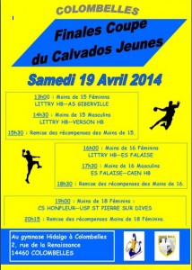 AFFICHE COUPE DE CALVADOS LE SAMEDI