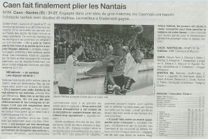 CAEN N1LUNDI 16 MARS